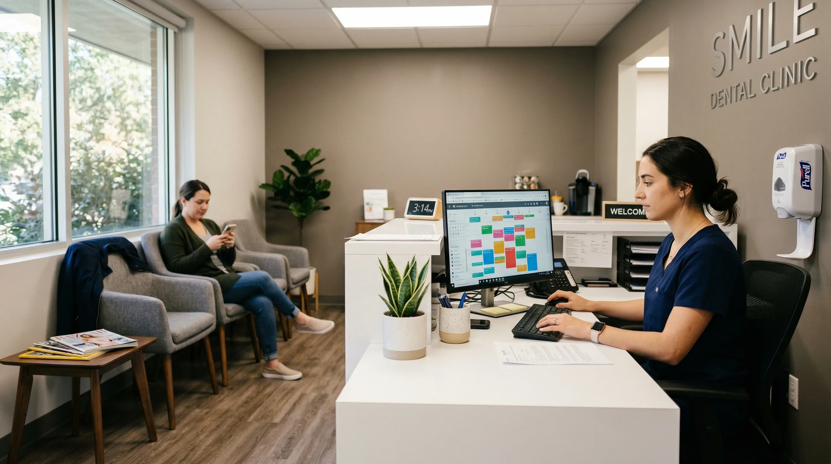 Tu recepcionista IA agenda, confirma y reduce no-shows